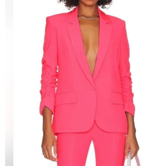 New Generation Love Madison Crepe Blazer in Ultra Pink Size XS - Picture 1 of 4